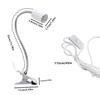 Clip Lamp Desk Bulb Socket (Bulb Not Included) E26 Compatible with Switch, LED Desk Light for Plant Grow Lights, Turtle Lights, Amphibian Lights,