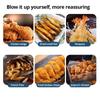 Deep Fryer Pot Japanese Tempura Deep Fryer Stainless Steel Small Frying Pot with Thermometer & Oil