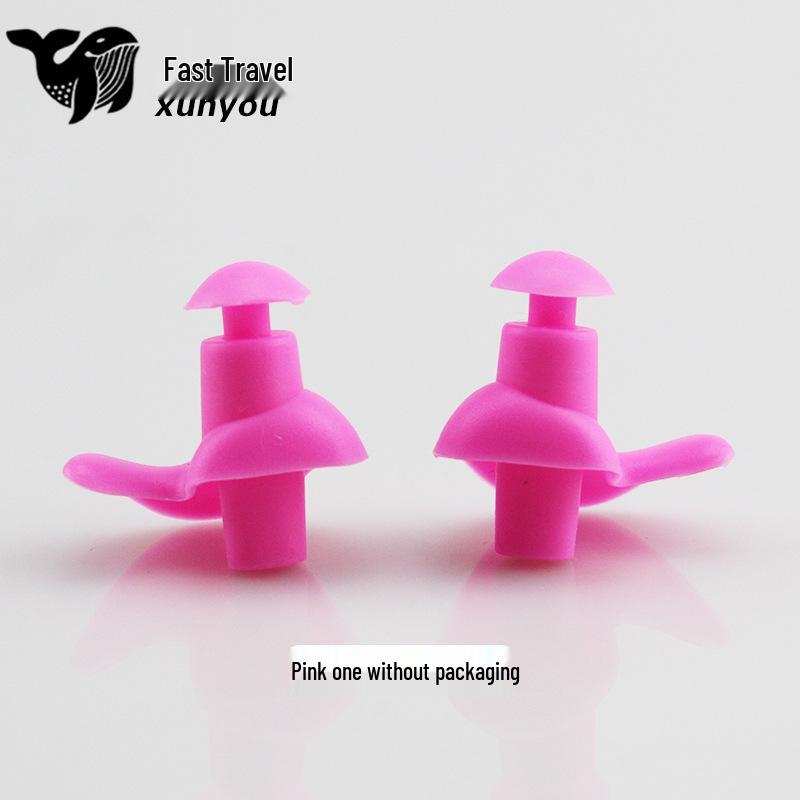 Waterproof & Soundproof Silicone Spiraled Earplugs for Swimming & Noise Reduction