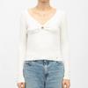 V-neck Sweater Moza In Fine Knit Women