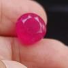 Flawless Red Bixbite Beryl Natural 7.70 Ct Round Cut AAA Certified Gemstone