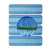 4pcs Mop Pads Washable Reusable Microfiber Pads Replacement Wet Dry Mop Pads For Tile Marble Hardwood Floor Cleaning Tools Parts