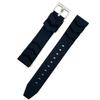 Seiko Time Lab Co., Ltd. SEIKO Watch Band, Silicone Strap, Watch Cloth, and Simple Instruction Manual Set (20mm, Black)