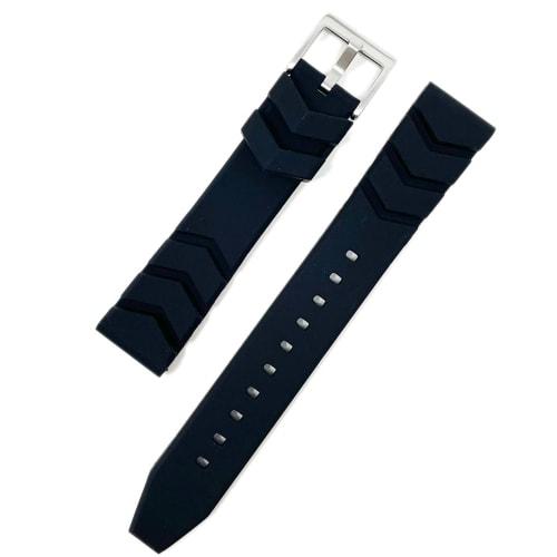 

Seiko Time Lab Co., Ltd. SEIKO Watch Band, Silicone Strap, Watch Cloth, and Simple Instruction Manual Set (20mm, Black)