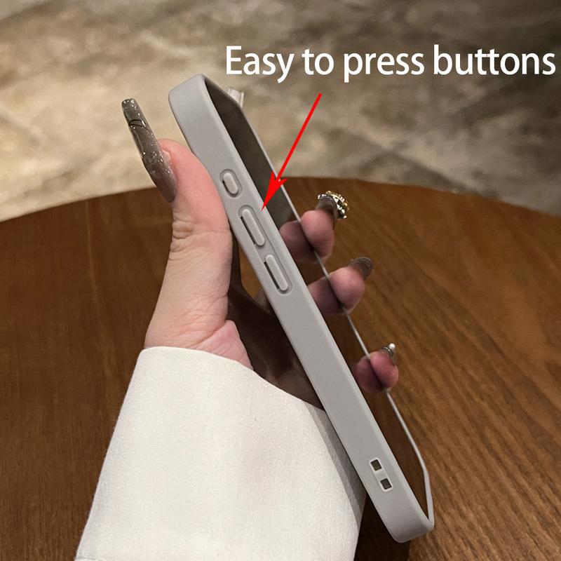 Funda transparente Magsafe de lujo para iPhone 16, 15, 14, 13, 12, 11 Pro, XS, XR Max, Mini Plus, de silicona suave con orificio para cámara grande y carga inalámbrica magnética.