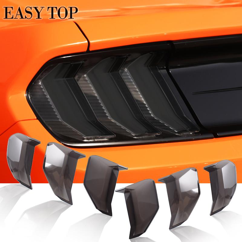 

Car Accessory Taillamp Decoration Sticker For Mustang 2018 2019 2020 2021 Tail Light Cover чорний