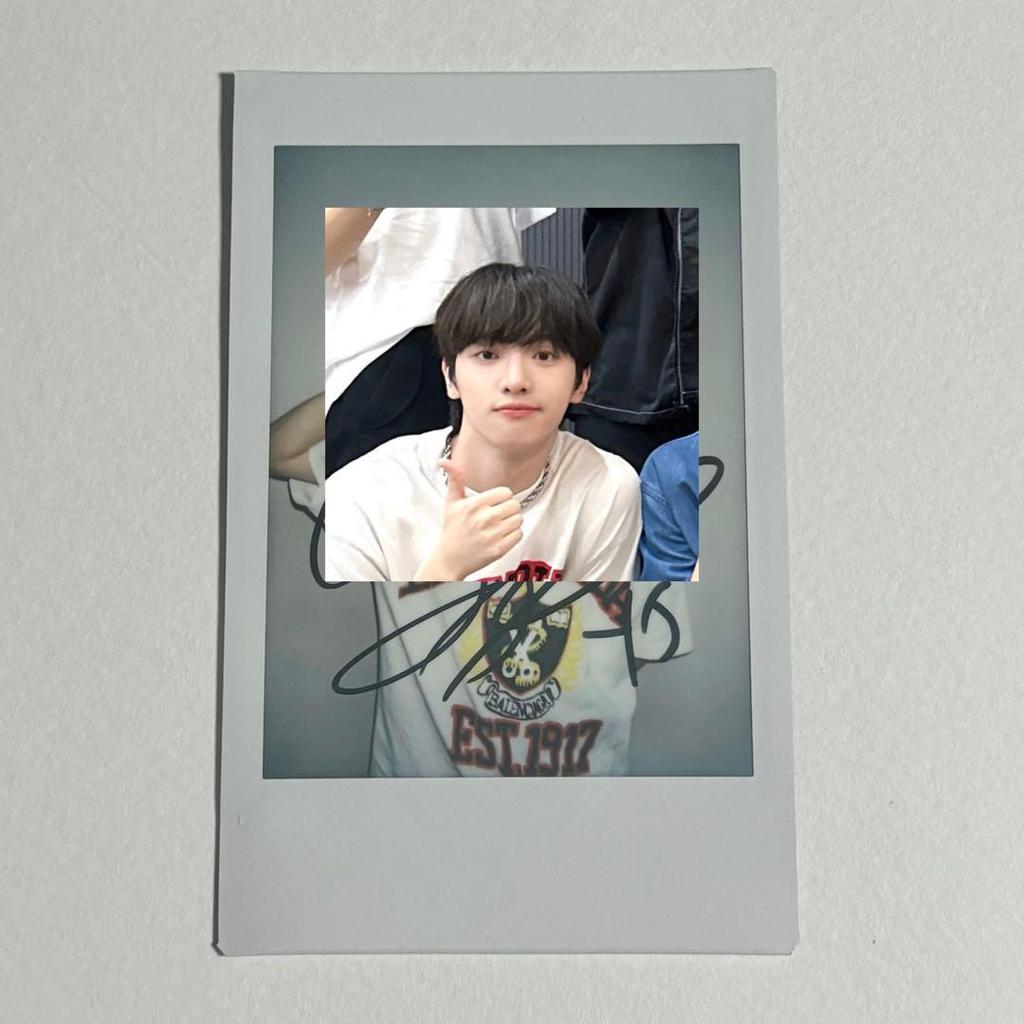 [USED] Xikers Yujun Autographed Polaroid Instax