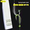 Anti-Snag Silver & Bighead Carp Double Hook Rig with Spring Bomb for Casting Rods