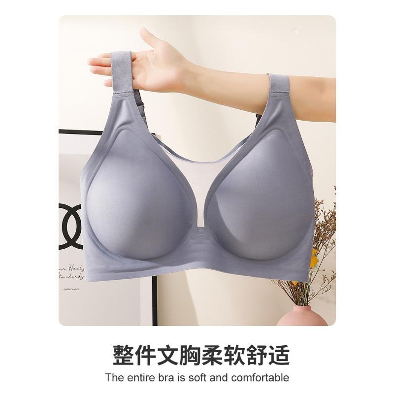 Plus Size Full Cup Mesh Bra Thin Cup For Large Bust
