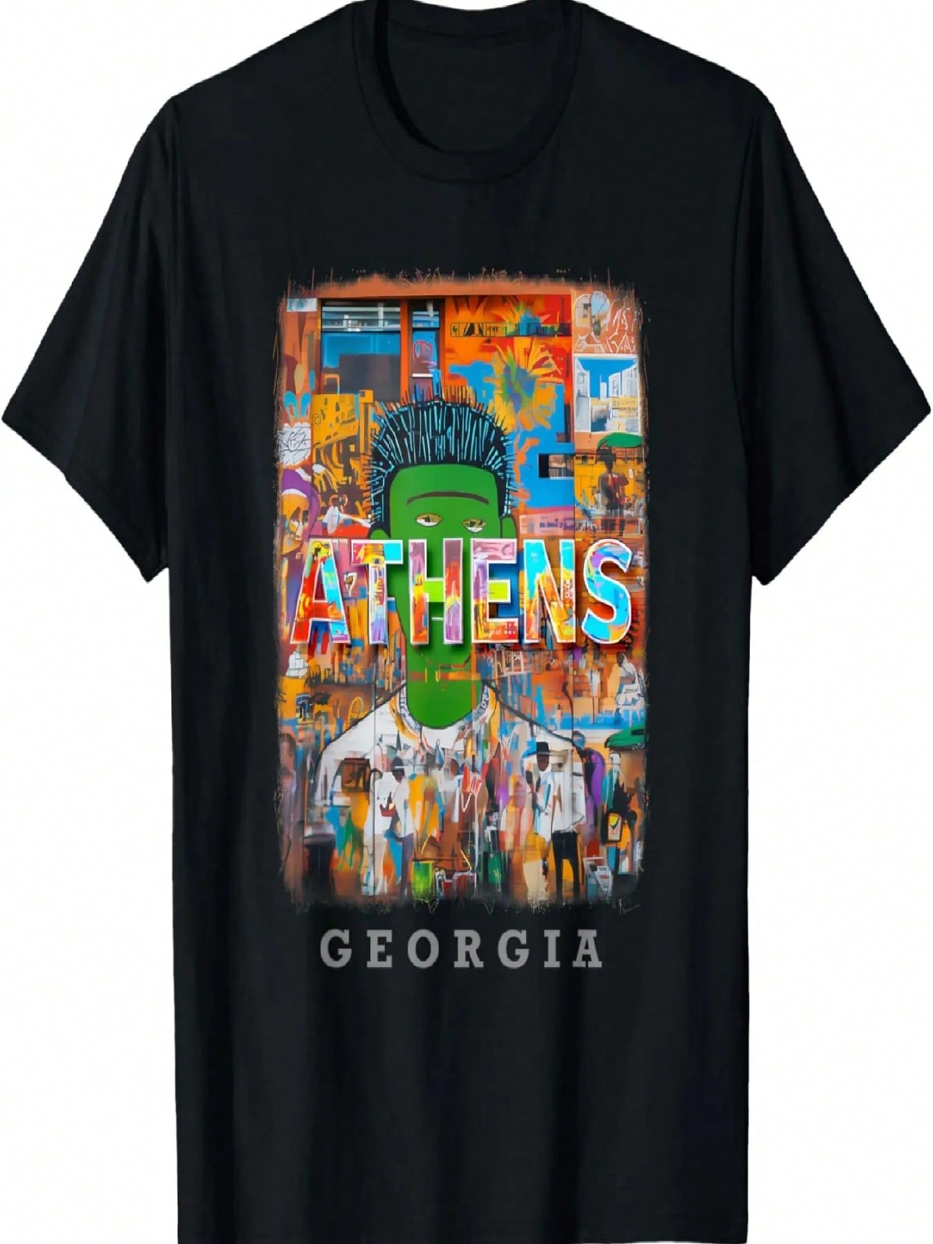 Athens Georgia GA Music And Art SD146 T-Shirt S разноцветный