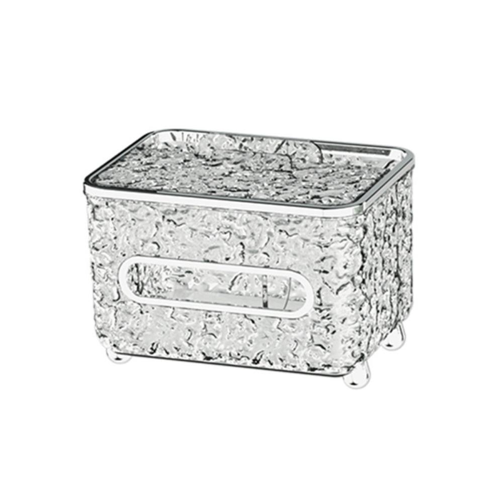 

Изысканная коробка для салфеток Прозрачная коробка для хранения салфеток Украшение для рабочего стола Бумажная коробка Туалет