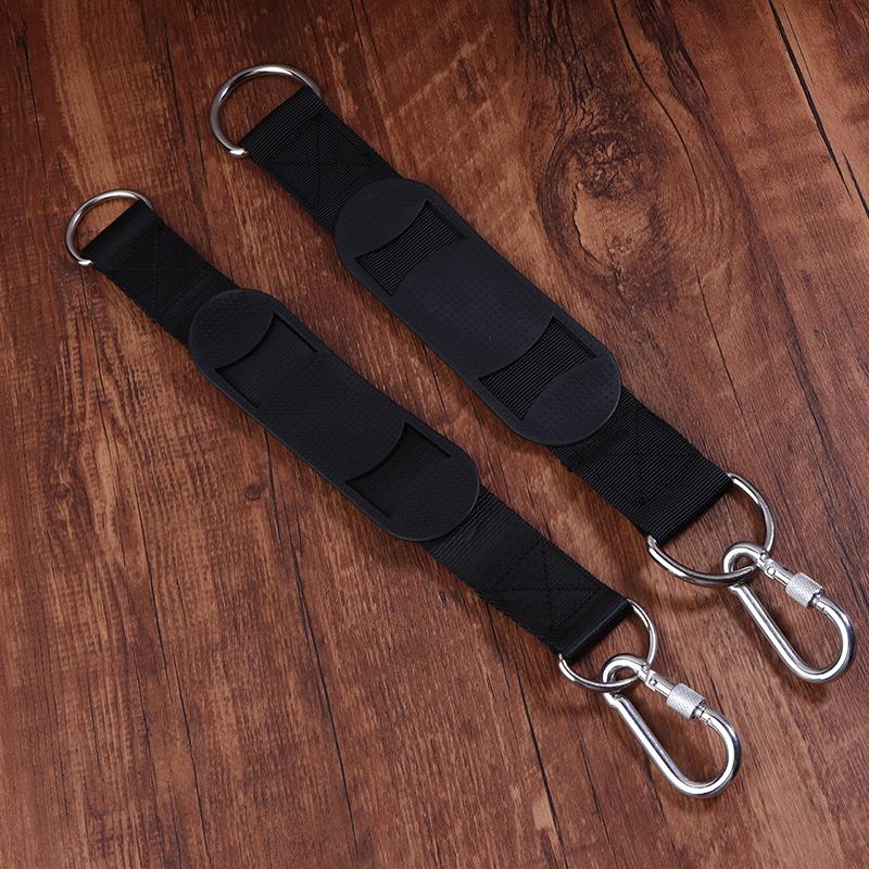2Pcs Durable Hanging Belt Hammock Swing Hanging Belt And Steel Alloy Hooks Outdoor Camping Hiking Tools Hammock Accessories