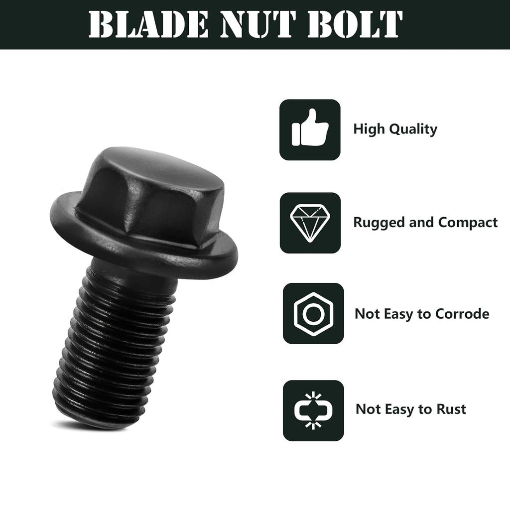 2610000050 Blade Nut Bolt, Circular Saw Replacement for Skil Blade Bolt HD77, HD77-72, HD77M, SHD77, Bosch 1677M, 1677MDT, 1677C-100 Reverse Threaded