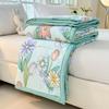 New Washed Cotton Summer Quilt Air Conditioning Core Printed Small Fresh Quilt Fresh Breathable Quilted Duvet Bedding