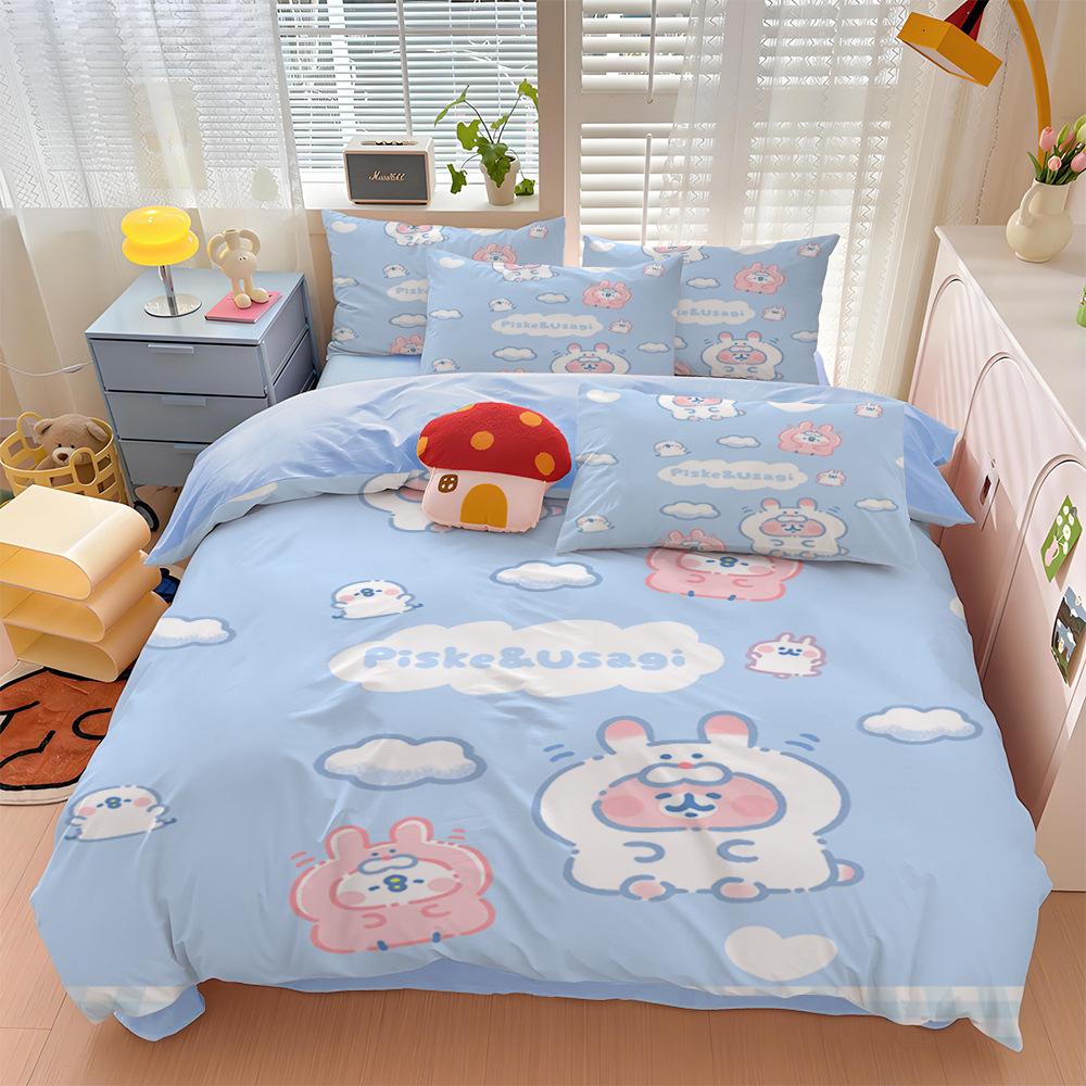 Neues Design Kanahei Bettbezug Kissenbezug Niedliches Kanahei Bettwäsche-Set für Erwachsene Jungen Mädchen Schlafzimmer Kinder Einzel Doppel