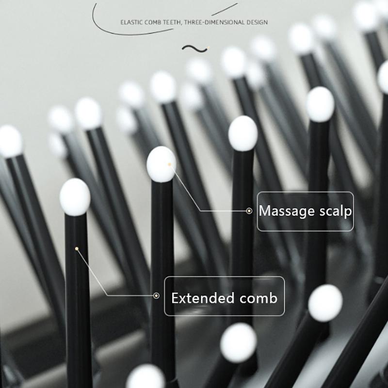 Pieptene de păr Oglinzi portabile pliabile Descurcă capul periei de păr Masaj pentru scalp Oglindă de machiaj Instrument de coafură Antistatic