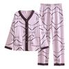 Pajamas Ladies Spring And Autumn Cotton Long Sleeve High-End Homewear Fashion Cardigan Large Size Set