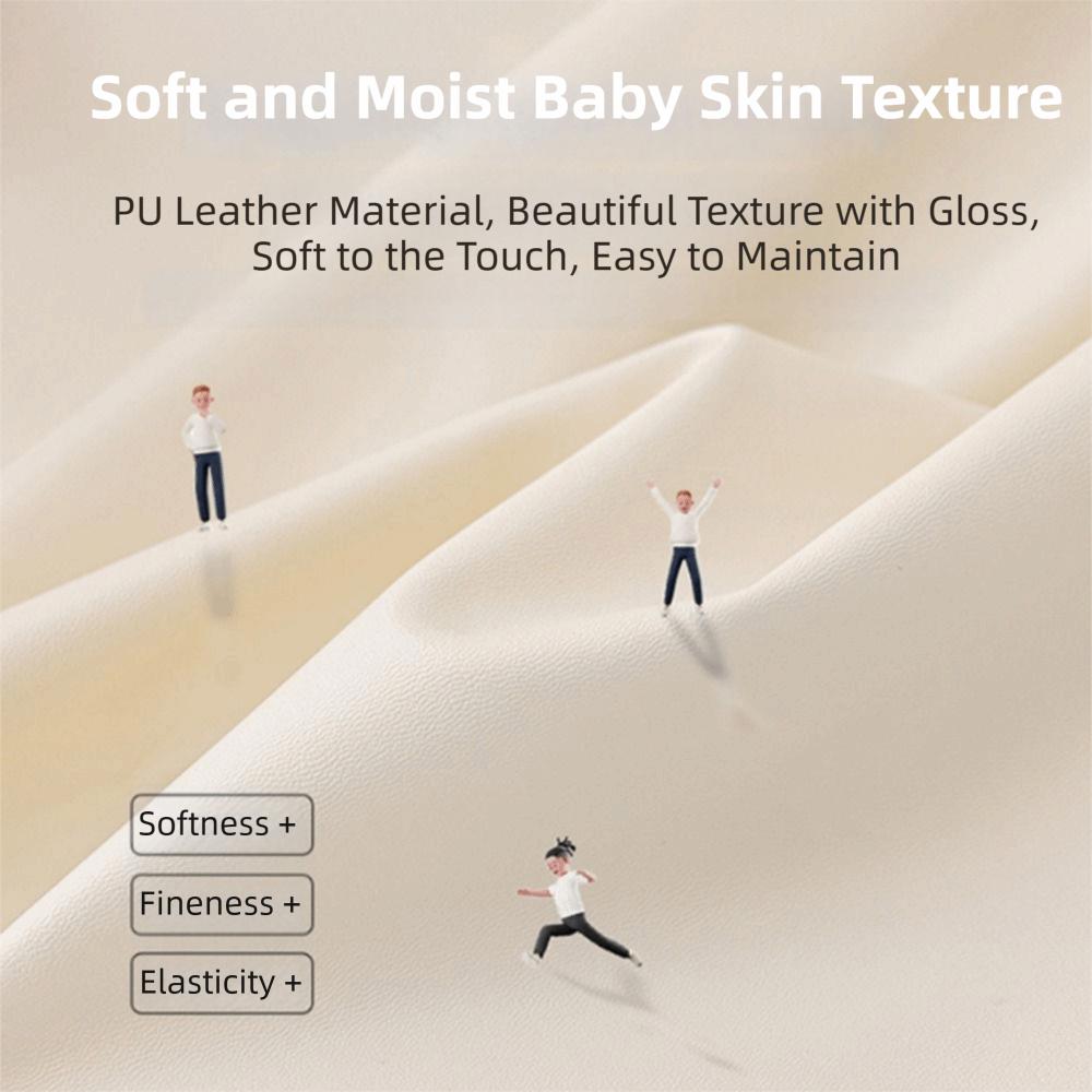 PU Leather Stretch Tablecloth Waterproof Table Protector Heat-resistant Desktop Cover Dining Table