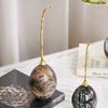 Creative Natural Marble Ornaments Dinosaur Egg Marble-patterned Egg Abstract Handicrafts Home Decoration Accessories