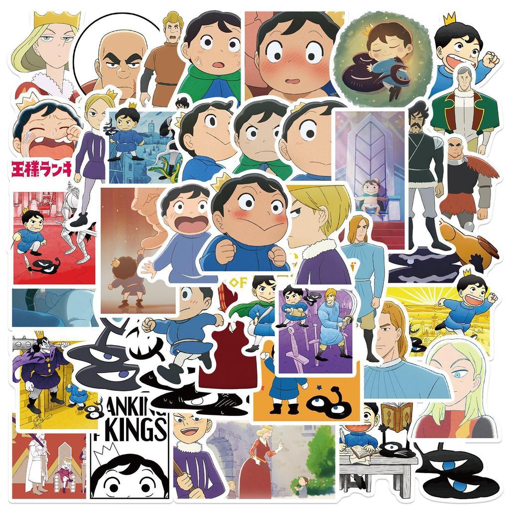 50Pcs King Ranking Sticker Graffiti Personality Cartoon Cute Japanese Comic DIY Skateboard Suitcase Stickers Waterproof