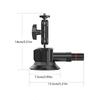 3Inch Extension Vacuum Suction Cup Mount For Action Camera Aluminum Holder With 20KG Load Capacity