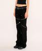 FANYOUNG Damaged Bootcut Pants