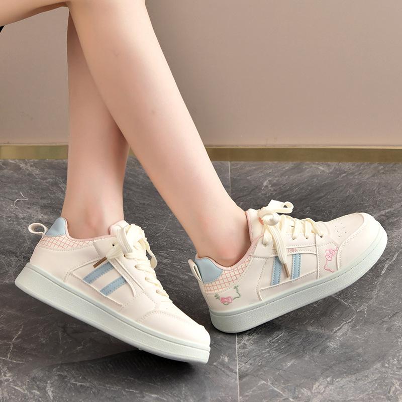 Hong Kong Style Original Niche Bread Shoes Women's Ins Tide~ 2025 Autumn New Board Shoes Student Versatile Casual Little White Shoes