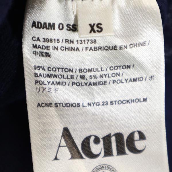 ACNE Long sleeve sweater XS Navy system knit Men's Used