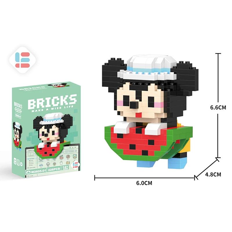 Stitch Building Blocks Anime Kawaii Cartoon mini Action Children's Figures Blocks Bricks Assemble DIY Toys Gift for Kids