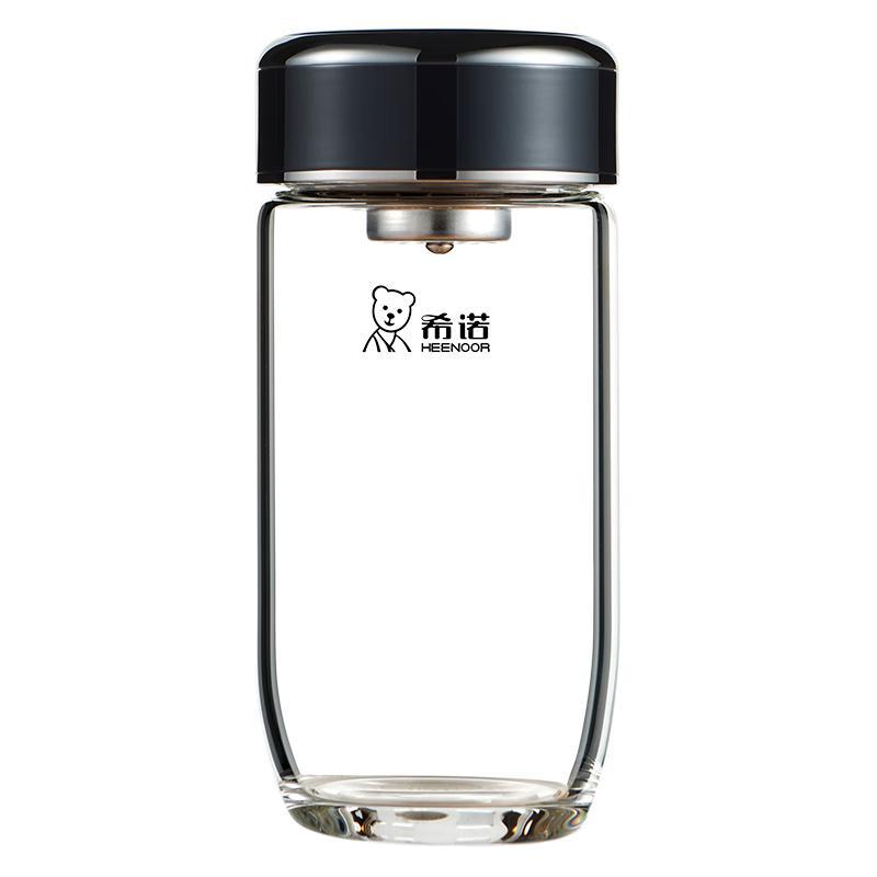 HEENOOR Portable Men s Glass Tea Infuser Bottle