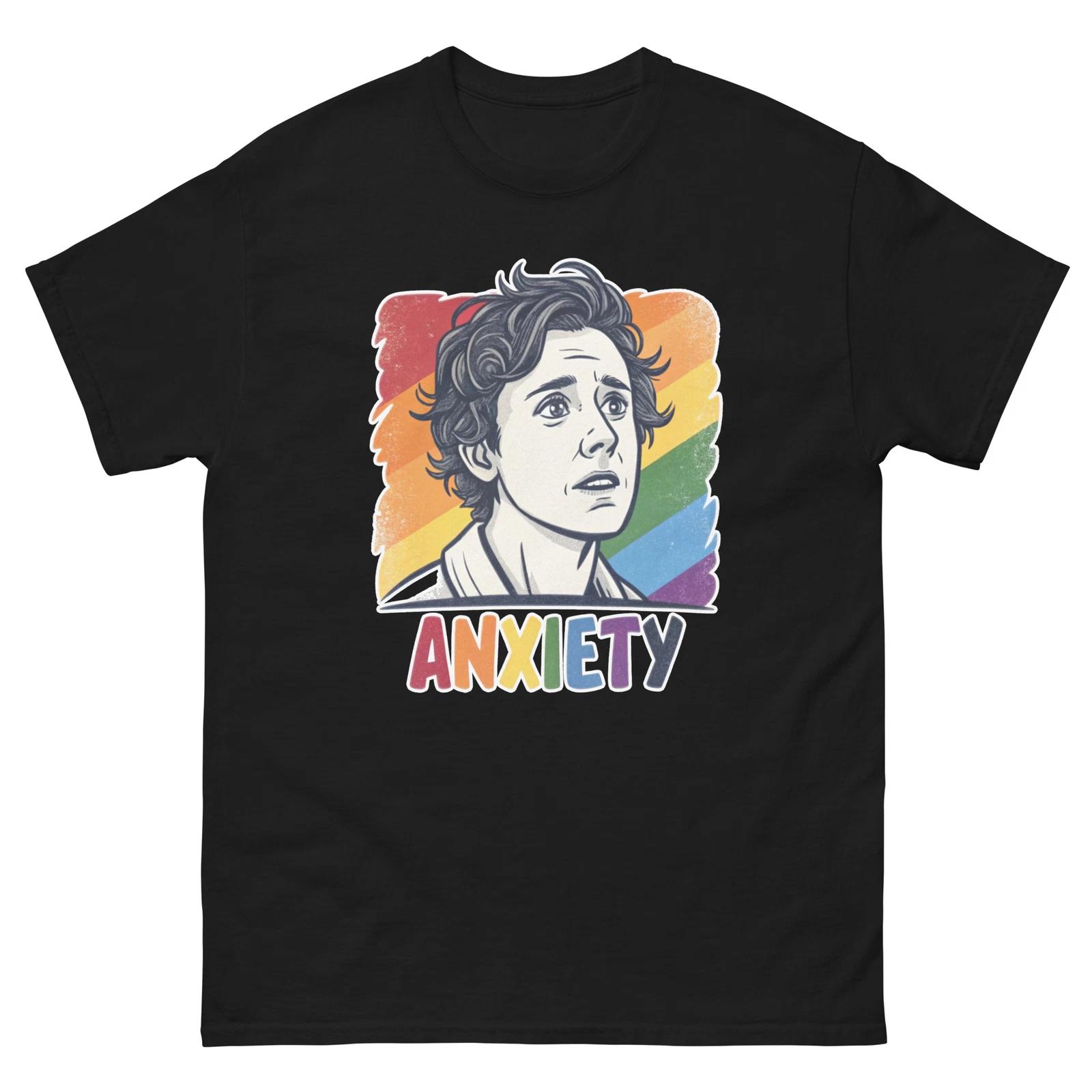 

Anxiety Emotion Illustration Bright Vibe T-Shirt 4XL