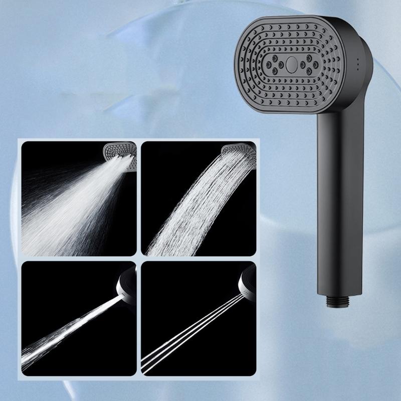360 Rotating High Pressures Shower Head Multifunction Sprayers Water Softener Filter Easy Installation ABS Materials