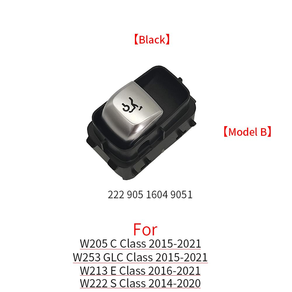 For Benz W205 W213 W222 W253 Car Trunk Unlock Release Button Cover For Mercedes C E S GLC Class Car Accessories 2229051604