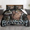 Timeless Randy Orton Wrestling Poster Dark Bedding Set, Complete Bedding Set with Pillowcases, Durable Bedding Set for Everyday Use