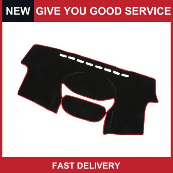 

Dashboard Cover Mat for Toyota Yaris 2004-2011 Sun Protector Pad Black Red