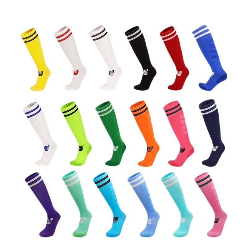 Practical Long Tube Football Socks Adult Older Children Children Towel Bottom Regular Towel Bottom Over Knee Breathable Sports Socks