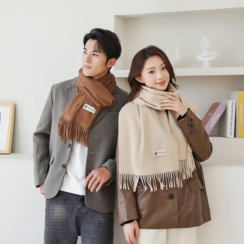 Winter Solid Wool Scarf Shawl