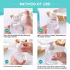 Plastic Empty Bottle Clear Foam Bottle Portable Empty Soap Bottle  Cosmetics Packaging