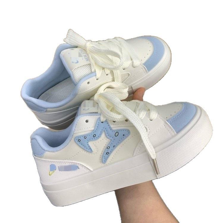 Breathable thick-soled new autumn great-looking board shoes cute student sports and leisure shoes