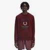 [Clubhouse] Embroidered Champion Sweatshirt - Oxblood Afpm2519891-597