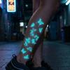 Temporary Luminous Flower Tattoo Sticker Rose Butterfly Floral Fake Tattoos  Beauty Tools