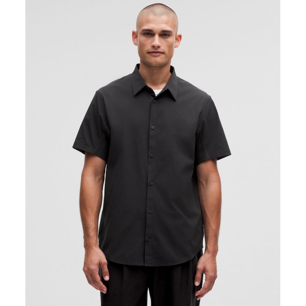

Lululemon Airing Easy Short Sleeve Shirt Black XXL