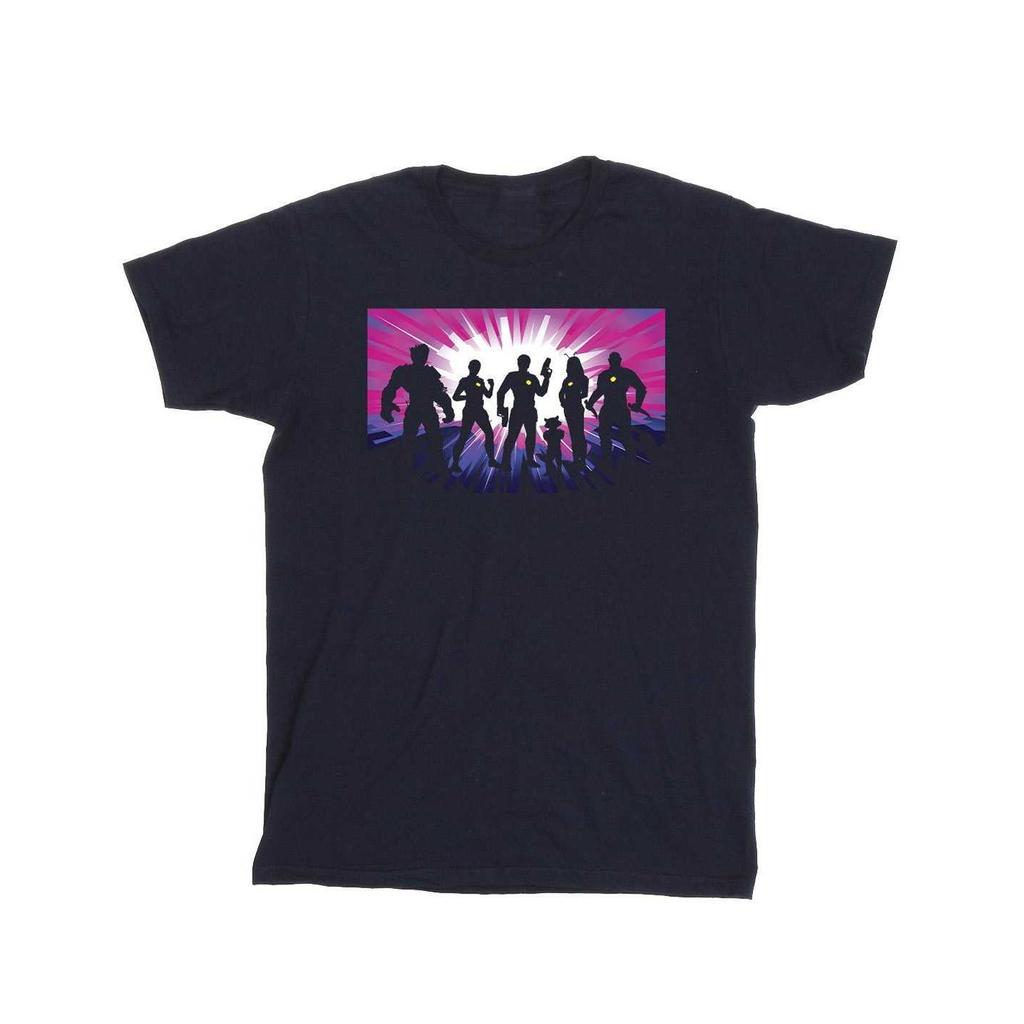 Guardians Of The Galaxy Volume 3 Girls Silhouette Cotton Cut Out T-Shirt