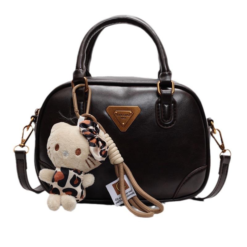 Retro Design Handbag 2025 New Niche Design Commuter Messenger Bag Matte Texture Shoulder Bag