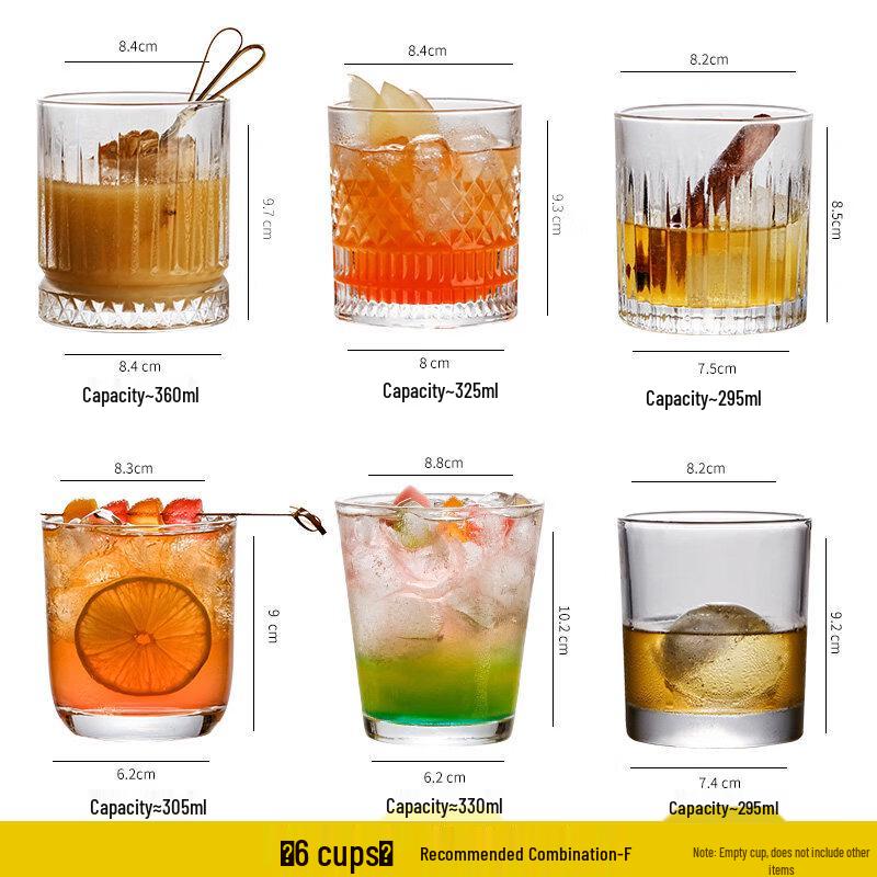 

Bo Yi Duo 6-Piece Cocktail & Bar Glasses Set