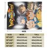 Inazuma Eleven Anime Blankets Flannel Spring/Autumn Breathable Lightweight Thin Throw Blankets for Sofa Travel Rug Piece