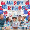 Airplane Birthday Party Decorations - 49PCS Airplane Themed Party Decorations with Banners Balloons Cupcake Toppers Hanging Swirls Plane Birthday