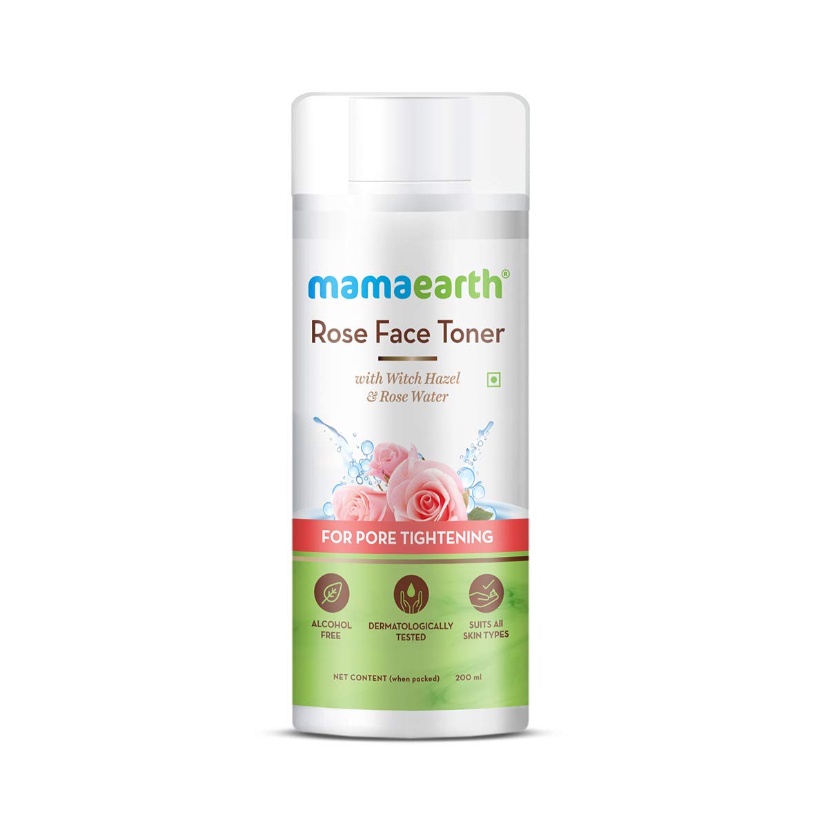 

Тоник для лица Mamaearth Rose Water с гамамелисом и розовой водой, 200 мл