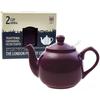 This 600ml teapot from the home of authentic British black tea is crafted from Italian plum and features a charming rounded stoneware design. It