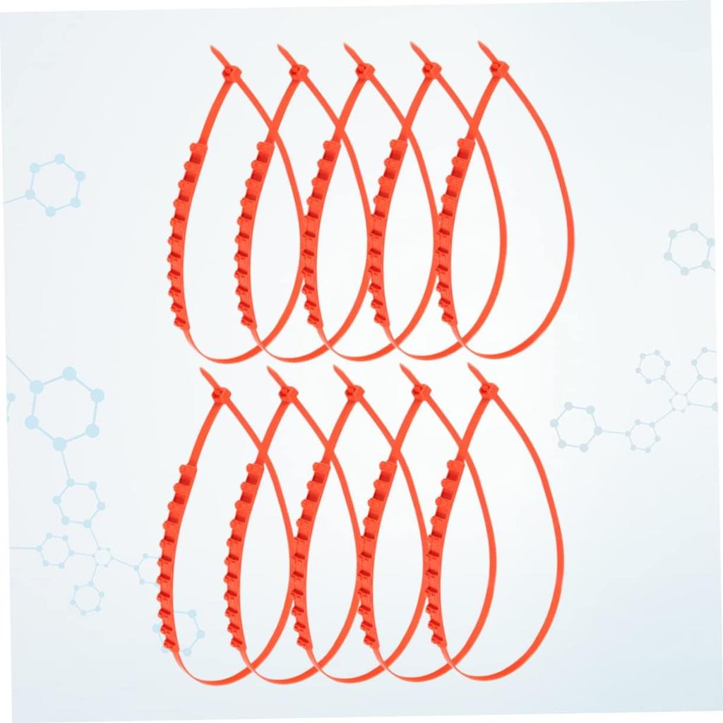 PRETYZOOM 10-Piece Tire Chain Set Sturdy Nylon Anti-Skid Snow Chains for Cars and SUVs Essential for Winter Driving and Emergency Traction on Snow